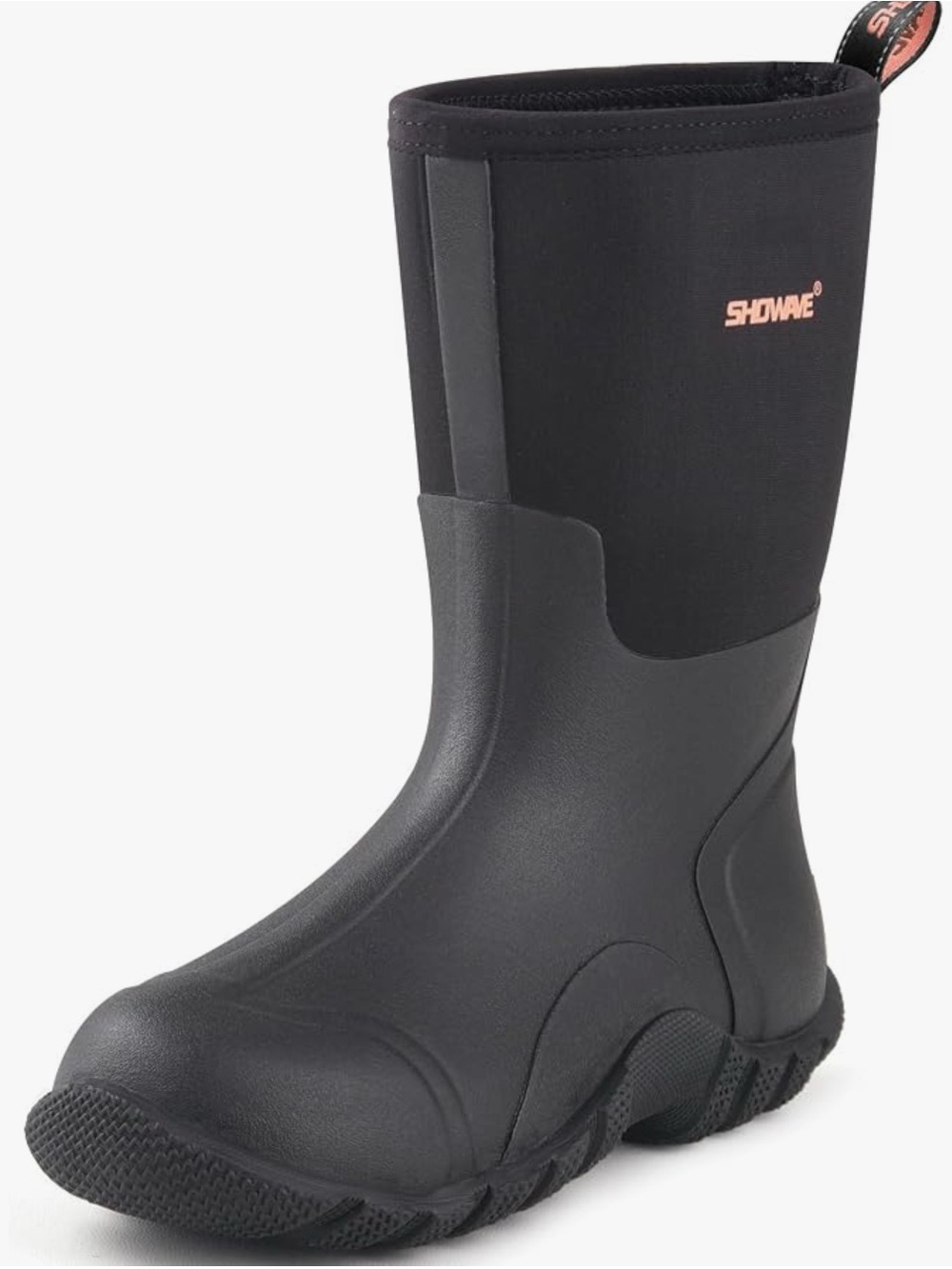 Men’s Black Waterproof Rain & Snow Boots